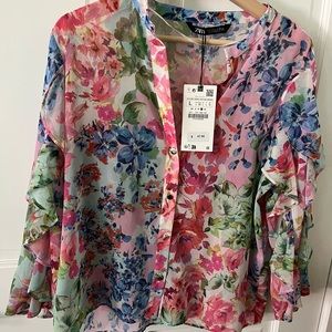 New with tags Floral Print Shirt